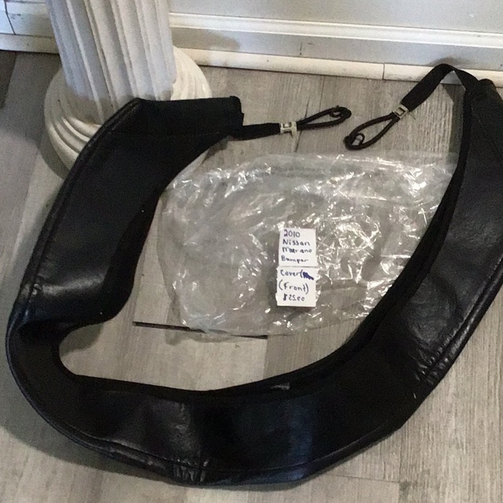 Nissan Black Leather Bumper Cover